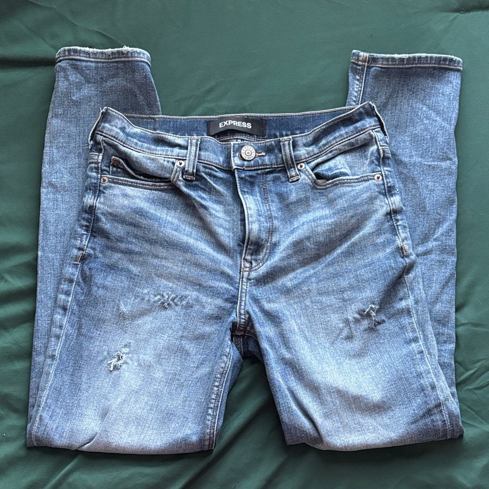 Express Girlfriend High Rise Jeans 2